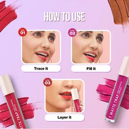 Hilary Rhoda Matte Trap Non Transfer & Waterproof Lipstick - 5 ml - Rustic Rouge - 27 image 3