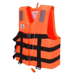 2M ICSS 3S Side Closed Swimming Life Jacket With 3 Straips (Size: XXL), 4LIFE JACKET-picture-11