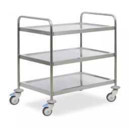 Wellsure Healthcare Stainless Steel 3 Shelves Instrument Trolley WSH-1396-picture-25