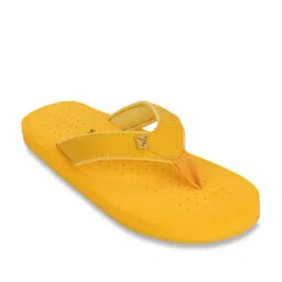 Yoho Women's Arch Support Yellow Flip Flops image 3