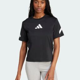 Adidas Black Cotton Regular Fit Sports T-Shirt-picture-46