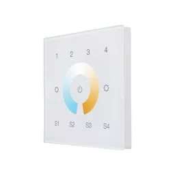 ARCUS Standalone DALI DT8 Dual Color Touch Controller <20 mA 12-24 VDC 4 Groups & 4 Scenes, CT-DL-1001-10