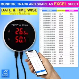 amiciSense Smart Atmospheric Monitoring Device Real-Time Temperature and Humidity Tracking with App Integration image 2