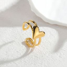 Designs & You Gold-Plated Anti-Tarnish Finger Ring-picture-4