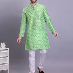SHIWAM ETHNIX Ethnic Motifs Printed Kurta-image-70