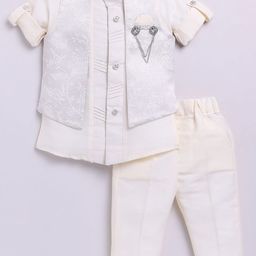 LITTLE COLLARS Boys 3-Piece Single-Breasted Suits-image-85