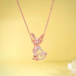 GIVA 925 Sterling Silver Rose Gold Pendant for Women-image-60