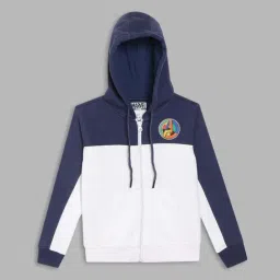 Blue Giraffe Boys Navy Color Block Full Sleeves 1 Sweatshirt-image-77