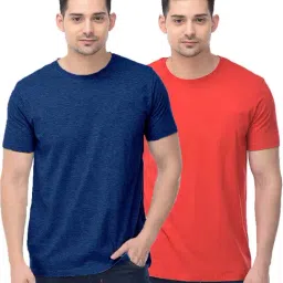 Color Capital Multicolored Regular Fit T-Shirt - Pack of 2-image-48