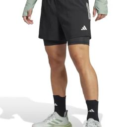 Adidas Black Regular Fit Sports Shorts-image-23