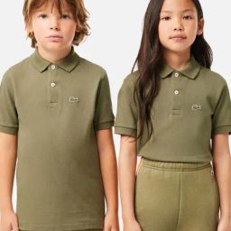 Lacoste Unisex Green Cotton Solid Polos & T-shirts-image-41