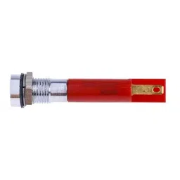 RS PRO Red Panel Mount Indicator, Mounting Hole Size 8 mm, Termination Type Solder Tab, IP Rating IP67, Model No 212474 image 4
