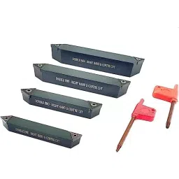 A.D INTERNATIONAL Double End Indexable RH & Center Cut Turning Tool with 20 mm Square Shank for CNC & Lathe Machine, 8Q-RVYR-TDC5 image 3