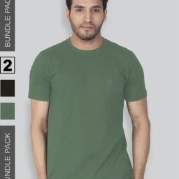 Lux Nitro Black & Green Regular Fit T-Shirt Pack of - 2-image-31