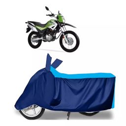 Auto Pearl Two Wheeler Cover for Hero Impulse - Cyan, Blue-image-96