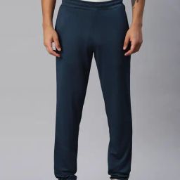 ALCIS Navy Rapid-Dry Slim Fit Sports Trackpants-image-40