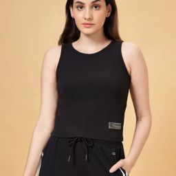 Ajile by Pantaloons Black Sports Tank Top-image-80