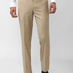Van Heusen Beige Slim Fit Trousers-picture-40