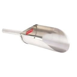 HAZEL Silver Stainless Steel Grain Scoop Measuring Medium Spoon-11