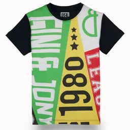 Gini and Jony Boys Typography Printed Round Neck Cotton T-shirt-image-33