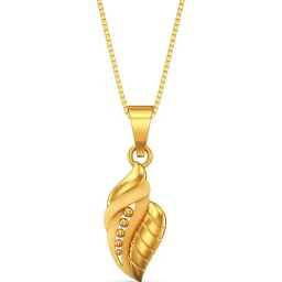 Joyalukkas Gold 22k Canna Leaf Inspired Casual Pendants for Women-image-66