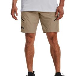 Under Armour Brown Classic Fit Sports Shorts-image-86