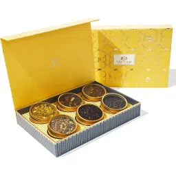 VAHDAM Tea Gift Set with 6 Assorted Teas Glow (6 Tin Caddy)-image-64