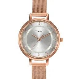 Timex Women Bracelet Style Straps Analogue Watch TWEL158SMU05-50
