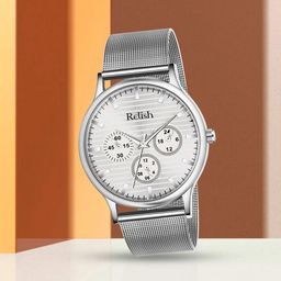 Relish Men Dial & Stainless Steel Straps Analogue Watch RE-NW2005-image-91