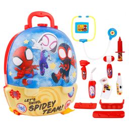 Toysire Spidy Doctor Toy Play Sets with Trolley Case with Real Wheels 8Pcs Doctor Toy Set for Girls Boys Birthday Gift-24