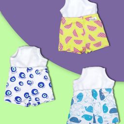 Snugkins Potty Training Shorts for Toddlers,Boys & Girls|100% Cotton Size 4 (4-5 years)-Pack of 3-Mystic Trio-image-118