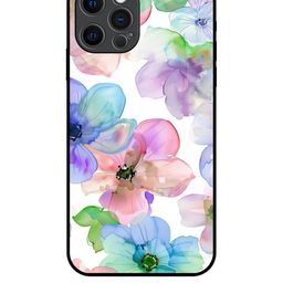 QRIOH Floral Printed iPhone 12 Pro Back Case Mobile Accessories-image-40