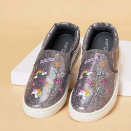 Pantaloons Junior Grey Casual Slip-Ons-image-23