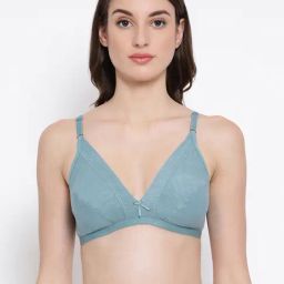 Clovia Blue Non Wired Non Padded Everyday Bra-image-65
