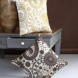 Romee Multicolor Polyester Cushion Covers (40 x 40 cm) - Set of 2-21