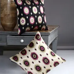 Romee Multicolor Polyester Cushion Covers (40 x 40 cm) - Set of 2-19
