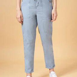 Honey by Pantaloons Blue Cotton Mid Rise Pants-image-86