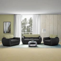 Godrej Interio Facet Steel Grey Pinewood 3 Seater Sofa-image-29
