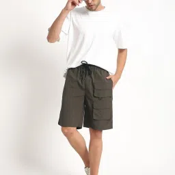 Bene Kleed Navy Abstract Shorts image 5