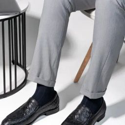 Hydes N Hues Men's Black Formal Loafers-image-92
