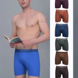 Dollar Lehar Assorted Cotton Regular Fit Trunks - Pack Of 7-picture-44