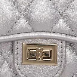 Inc.5 Silver PU Textured Wallet image 5