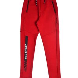 Gini & Jony Boys Red Solid Joggers-image-65