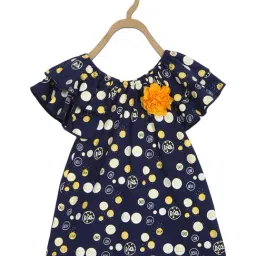 Elle Kids Blue Cotton Printed Top-image-96