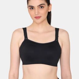 Zelocity by Zivame Black Sports Bra-image-76