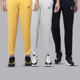 Vimal Jonney Multicolor Regular Fit Lounge Pants - Pack of 3-image-43
