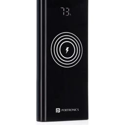 Portronics POWER 10 POR 1210 10000mAh Power Bank With Wireless Charging (Black)-12