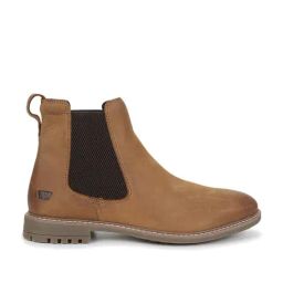 Royal Enfield Men's Brown Chelsea Boots-image-31