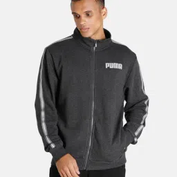 Puma Dark Grey Regular Fit Jacket-image-74