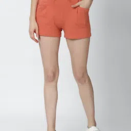 Forever 21 Orange Regular Fit Shorts-picture-43